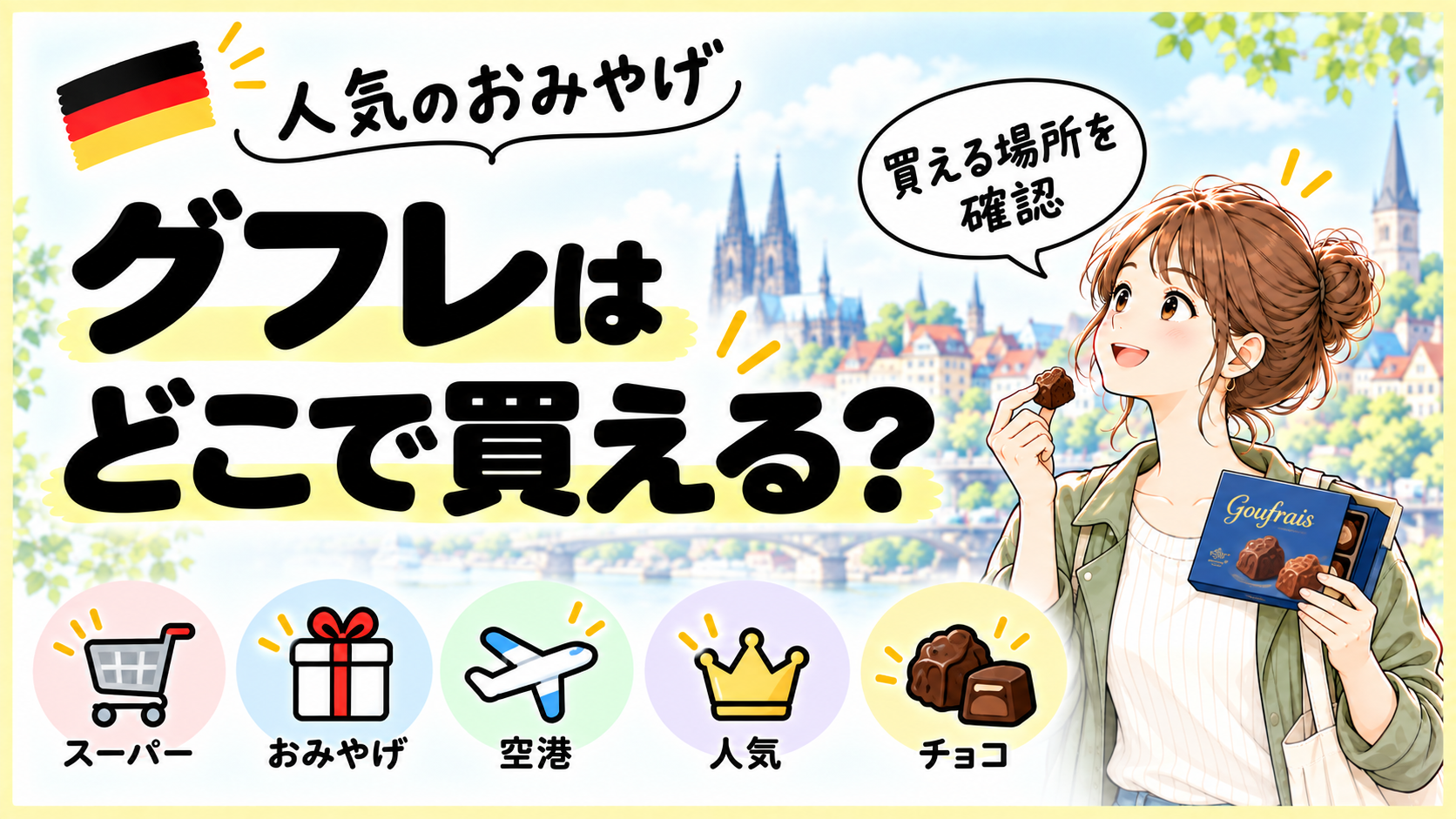 【2026年最新】グフレ（長谷部チョコ）はどこで買える？オススメの場所はココ！